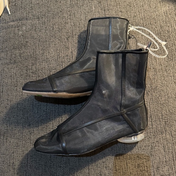 NWT Antonio Melani x Elizabeth Damrich Femme Cage Mesh Dress Booties  Sz 8 - Picture 14 of 15